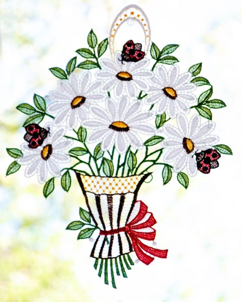 Fensterbild Blumenstrauß Sommerstrauß
