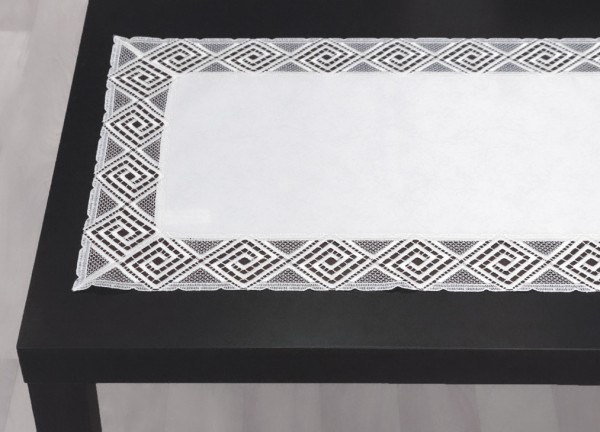 Tischläufer mit grafischem Muster 40x140 cm